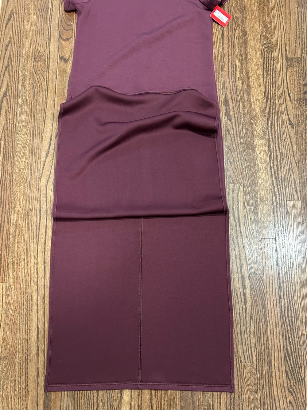 NWT Spanx AirEssentials Mulberry Maxi Dress XS Short Sleeve Soft Stretch - Picture 5 of 8